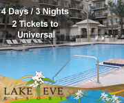 Universal Studios Orlando Vacations at Lake Eve Resort